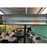 بخاری برقی تابشی فضای باز ۳۰۰۰وات زنون باسه پایه فلزی ایستاده،اواکس ترکیه ای۱متری