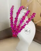 تل نگین دار سرخابی مجلسی جواهردوزی