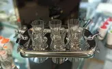 سوفله خوری راکلند ست ۵ تیکه مرغ خوری وسوپ و سالاد و سینی و فنجان