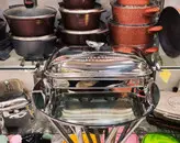 سوفله خوری راکلند ست ۵ تیکه مرغ خوری وسوپ و سالاد و سینی و فنجان