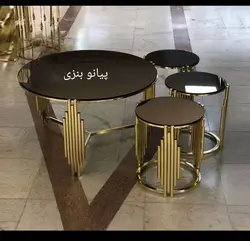 عسلی و جلومبلی مدل پیانو بنزی