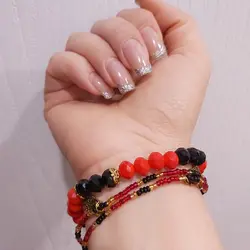 دستبند اسپرت کریستالی زنجیری اکسسوری
