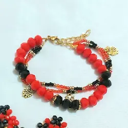 دستبند اسپرت کریستالی زنجیری اکسسوری