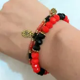 دستبند اسپرت کریستالی زنجیری اکسسوری