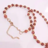 ست گردنبند و دستبند سنگ دلربا رنگ ثابت زنانه