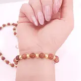 ست گردنبند و دستبند سنگ دلربا رنگ ثابت زنانه