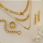 سرویس کارتیر زیورآلات دستساز رنگ ثابت زنانه دخترانه