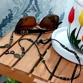بند عینک برنزی و مشکی
