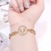 ست گردنبند و دستبند کارتیر ماه تولد استیل رنگ ثابت زنانه مردانه