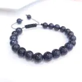 دستبند سنگ دلربا سورمه اکسسوری دستساز زنانه مردانه