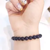 دستبند سنگ دلربا سورمه اکسسوری دستساز زنانه مردانه