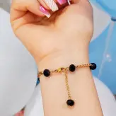 دستبند کریستال با پلاک ونکلیف و زنجیر استیل رنگ ثابت زیورآلات دستساز زنانه دخترانه