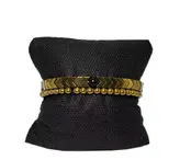 ست دستبند سنگ حدید طلایی زیورآلات زنانه و مردانه رنگ ثابت