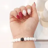 دستبند ست اونیکس دختر و پسر دوستی اکسسوری اسپرت مشکی سایز بزرگ