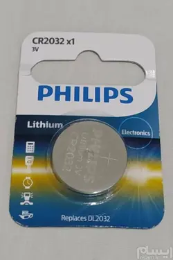 باتری سکه ای برند philipsمدل cr2025