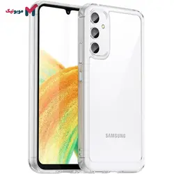 کاور ژله‌ای شفاف محافظ لنزدار مناسب برای گوشی سامسونگ Galaxy A34