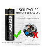 باتری قلمی قابل شارژ بستون مدل LION کد میکرو USB بسته دو عددی