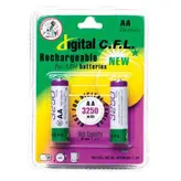 باتری قلمی قابل شارژ سی.اف.ال مدل DET-105P به همراه شارژر باتری