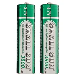 باتری لیتیوم یون قابل شارژ اسمال سان مدل S37 ظرفیت 3800 میلی آمپر ساعت بسته 2 عددی