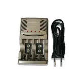 شارژر باتری بستون مدل C819 به همراه باتری قلمی و نیم قلمی قابل شارژ بسته چهار عددی