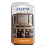 شارژر باتری بستون مدل C819 به همراه باتری قلمی و نیم قلمی قابل شارژ بسته چهار عددی