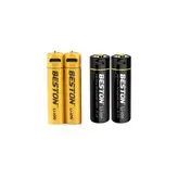 شارژر باتری بستون مدل C819 به همراه باتری قلمی و نیم قلمی قابل شارژ بسته چهار عددی