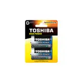 باتری D توشیبا مدل LR20 بسته دو عددی