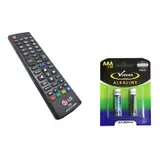 ریموت کنترل تلویزیون ال جی مدل AKB73715690 به همراه باتری