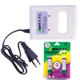 باتری قلمی قابل شارژ سی.اف.ال مدل DET-302C به همراه شارژر باتری