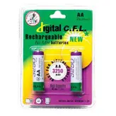 باتری قلمی قابل شارژ سی.اف.ال مدل DET-302C به همراه شارژر باتری