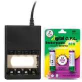 باتری قلمی قابل شارژ سی.اف.ال مدل DET-302C به همراه شارژر باتری