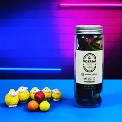 آدامس توپی میوه ای مدل توپ تنیس 20 عددی موفاما