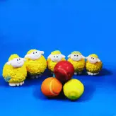 آدامس توپی میوه ای مدل توپ تنیس 20 عددی موفاما