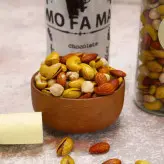 آجیل 4 مغز شور ممتاز 400 گرمی شیشه ای