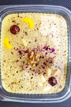 معجون کره کنجد و مغزیجات