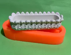 قالب سیلیکونی مدل شات شمع و جا سبزه سنبل