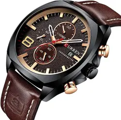 ساعت مچی مردانه کارن 8324 زرشکی (کورن CURREN) پسرانه زنانه دخترانه هوشمند اسپرت دیجیتال سه موتوره