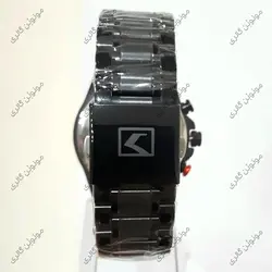 ساعت مچی مردانه کارن 8401 مشکی-سبز (کورن 8401 CURREN) پسرانه زنانه دخترانه هوشمند اسپرت دیجیتال سه موتوره