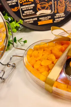 نبات حبه ای زعفرانی پک قلبی مخصوص هدیه