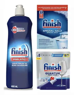 پک ویژه نمک و مایع جلادهنده و قرض فینیش مدل finish 3