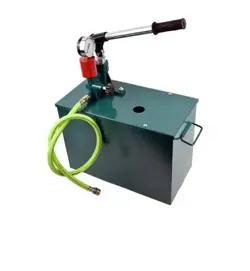 تست پمپ ۴۰ بار سطل فلزی