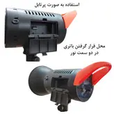 نور ثابت ال ای دی زومی مدل JSL-B0200 به همراه سه پایه