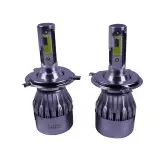 چراغ هدلایت C6 پایه H4 مناسب برای خودروهای پراید ، ساینا و ...