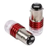 لامپ دو کنتاکت اس ام دیSmd قرمز فلش زن عدسی دار(لنز دار) مناسب برای تمامی خودرو ها ( بسته دو عددی)