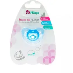 پستانک نوک گرد قابدار مایا 6 تا 12ماه MAYA