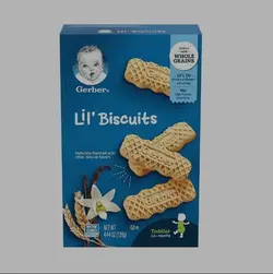 بیسکوئیت لیل گربر با طعم وانیلی