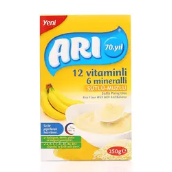 سرلاک فرنی برنج آری Ari با شیر و موز250 گرم