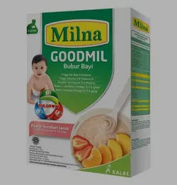 سرلاک میلنا گود میل هلو نارنگی و توت فرنگی ۸_۱۲ماهگی