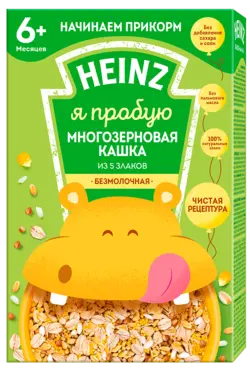 سرلاک پنج غله بدون شیر هاینز Heinz