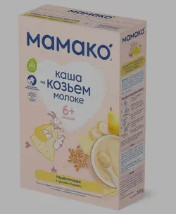 سرلاک گندم با شیر بز ماماکو طعم گلابی و موز 200 گرم